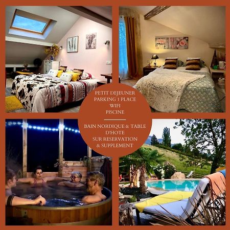 A La Marc'Quize Chambres D'Hotes, Petit Dejeuner Compris, Avec Piscine A Debordement En Exterieur, Bain Nordique A 38 Degres En Prestation Supplement Sur Reservation Horaire Anticipee 1 Place De Parking Gratuite Sur Place Mouxy Exterior photo